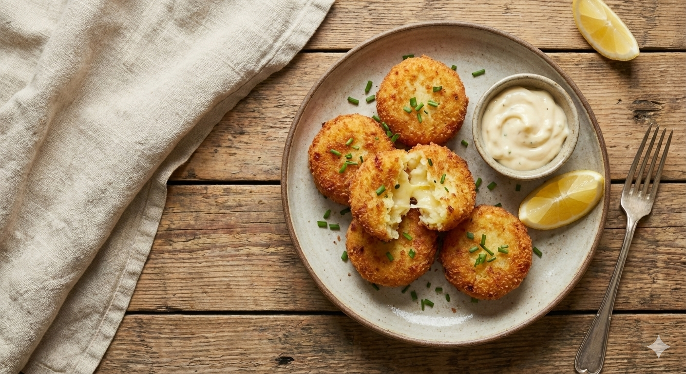 Croquettes de Purée au Fromage
