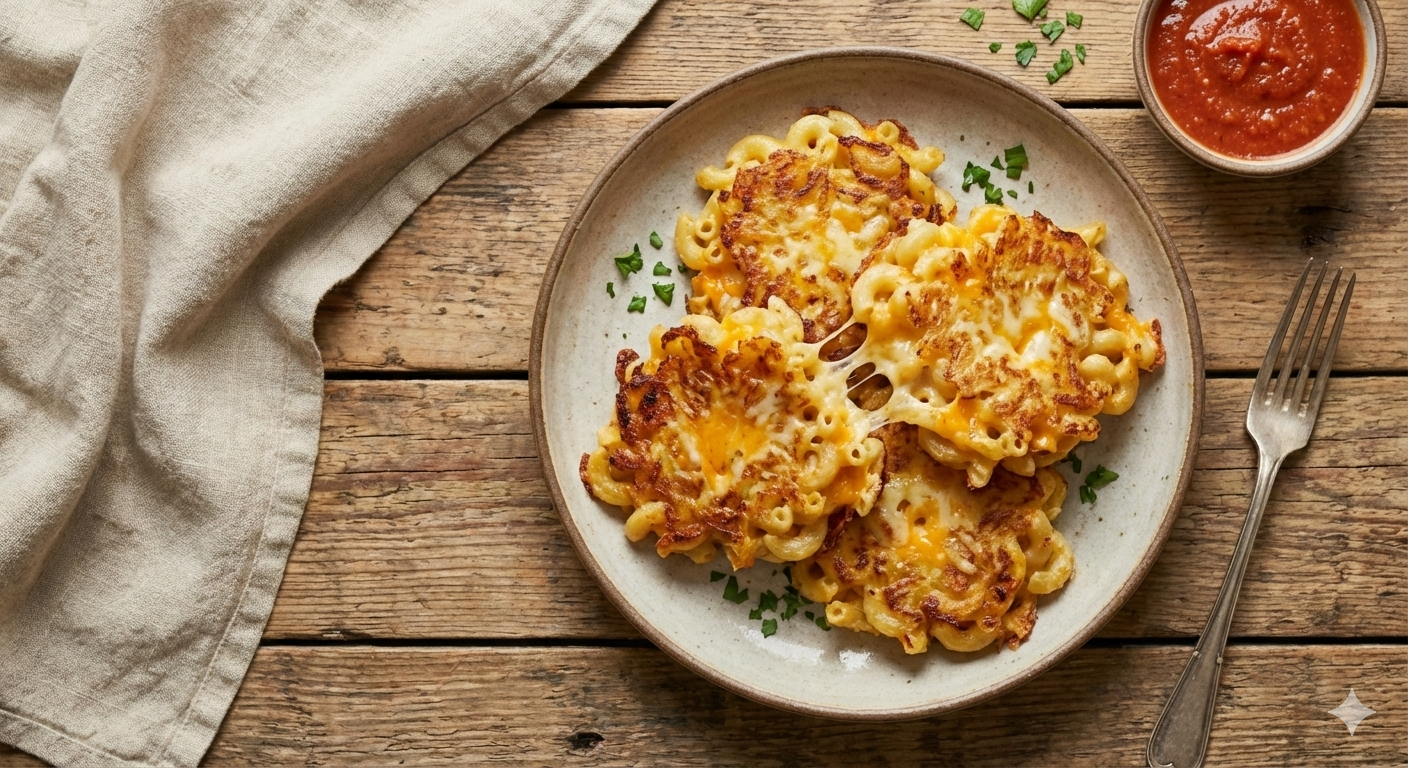 Galettes de Pâtes au Fromage